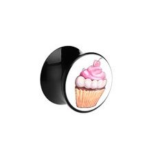 Piercing - Plug do ucha akrylový