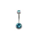 Piercing do pupíku ocelový 1.6 x 8mm