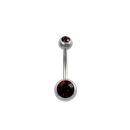 Piercing do pupíku ocelový 1.6 x 8mm
