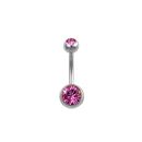 Piercing do pupíku ocelový 1.6 X 6mm