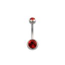 Piercing do pupíku ocelový 1.6 x 8mm