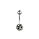 Piercing do pupíku ocelový 1.6 x 8mm