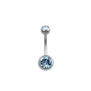 Piercing do pupíku ocelový 1.6 x 6mm