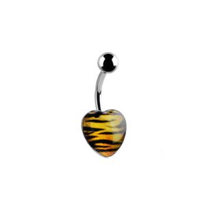 Piercing do pupíku ocelový