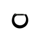 Septum ocelový černý 1.6 x 7 mm