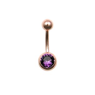 Piercing do pupíku zlatý