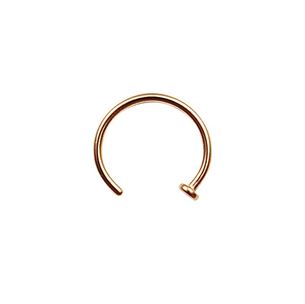 Piercing do nosu růžové zlato