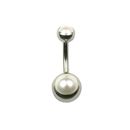 Piercing do pupíku opál 1.6 x 8 mm