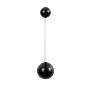 Piercing - piercing těhotenský černý