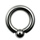 Kruh titanový šroubovací 4 x 10mm - kulička 8mm