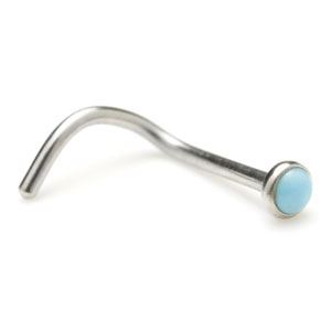 Nostrilka s tyrkysovým kamenem