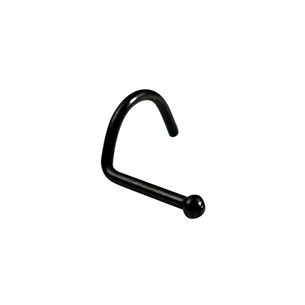 Piercing do nosu černý