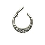 Septum Swarovski Elements - otevřený kroužek