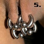 Piercing ženských genitálií - Labia vnější