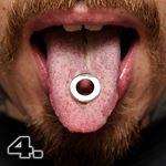 Piercing jazyka - tunel v jazyku