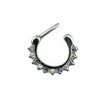 Septum Swarovski Elements - otevřený kroužek