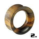 Dřeviny vhodné pro výrobu piercingu - tunel z teakového dřeva