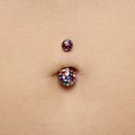 Piercing do pupíku titanový - 1.6 x 10mm