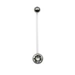 Těhotenský piercing - těhotenský piercing z ohebného bioplastu