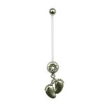 Těhotenský piercing - těhotenský piercing nožky