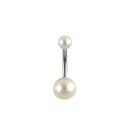 Piercing do pupíku perla 1.6 x 10mm