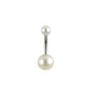 Piercing do pupíku perla 1.6 x 8mm