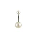 Piercing do pupíku perla 1.6 x 6mm