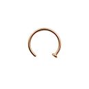 Piercing do nosu růžové zlato 0.8 x 8mm