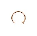 Piercing do nosu růžové zlato 0.8 x 9mm