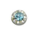 Microdermal titan 4mm světle modrá/čirá