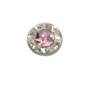 Microdermal titan 4mm růžová/čirá