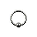 Kroužek titanový 1.6-2mm 2 x 14mm - kulička 6mm